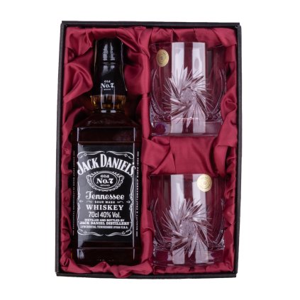 jack daniel s old no 7 se sklenicemi 330ml vetrnik