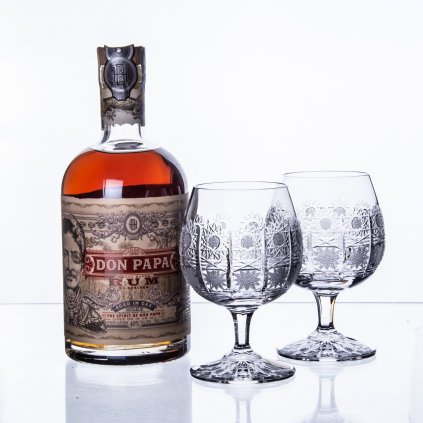 don papa se sklenicemi 250ml klasika