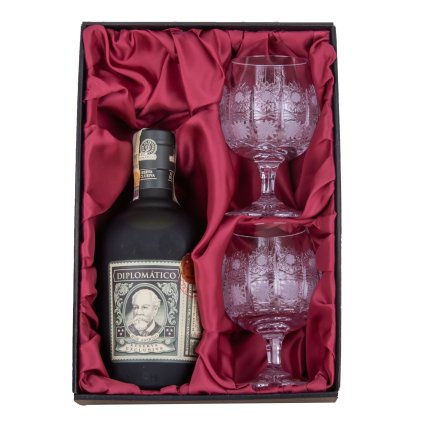 diplomatico reserva exclusiva se sklenicemi 250ml klasika