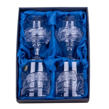 sklenice na rum 250ml a whisky 330ml kometa