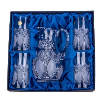 Džbán se sklenicemi na long drink 380ml, Exclusive (Varianty setu Džbán + 4 ks skleniček)