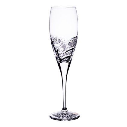 Broušené sklenice na sekt