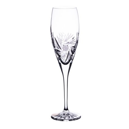 Broušené sklenice na sekt 150ml, Větrník (Ks - skleničky 6 skleniček v balení)