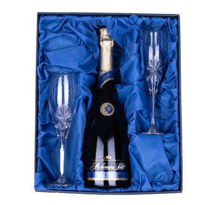 bohemia sekt prestige brut se sklenickami 150ml masle
