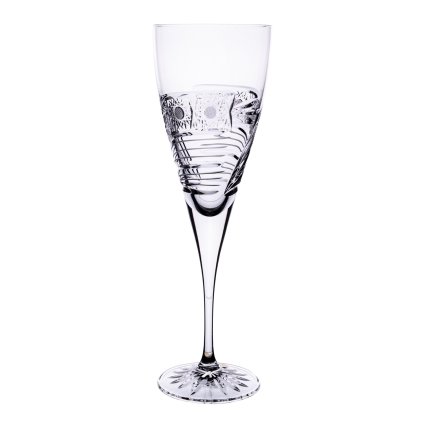 Broušené sklenice na bílé víno 260ml, Kometa (Ks - skleničky 6 skleniček v balení)