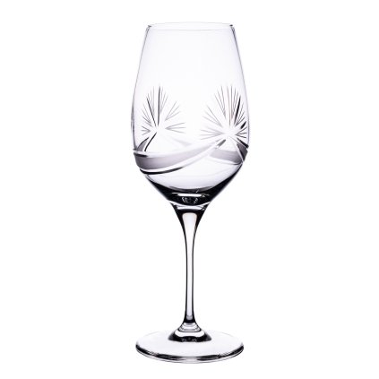 Křišťálové sklenice na červené víno 450ml, Mašle (Ks - skleničky 2 skleničky v balení)