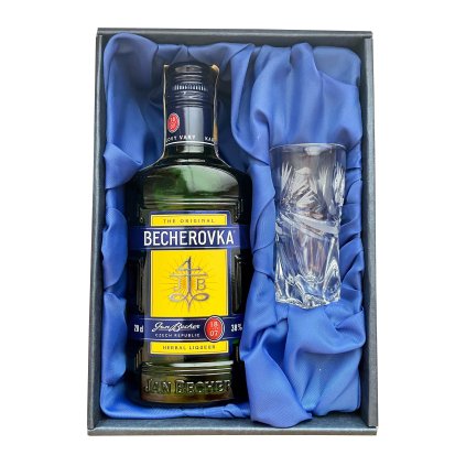 becherovka 02l s 1ks sklenicky 50ml masle