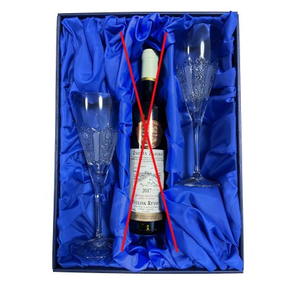 darkovy set na vino se sklenicemi 310ml iris