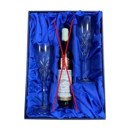 darkovy set na vino se sklenicemi 310ml masle