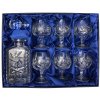 Sada na rum (brandy) se skleničkami 250ml - okno na pískování, Větrník (Varianty setu Karafa + 4 skleničky)