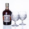 Sklenice broušené s alkoholem
