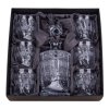 Quadro whisky set se skleničkami 340ml, Klasika (Balení Dárkové balení , Varianty setu Karafa + 6 skleniček)