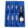 Moët & Chandon Imperial Brut a sklenice 150ml, Exclusive (Sampus set - pocet sklenicek 4 ks broušených skleniček)