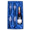 Moët & Chandon Imperial Brut a sklenice 150ml, Iris (Sampus set - pocet sklenicek 4 ks broušených skleniček)
