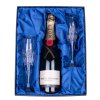 Moët & Chandon Imperial Brut a sklenice 150ml, Klasika (Sampus set - pocet sklenicek 4 ks broušených skleniček)