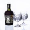 Broušené sklenice s alkoholem