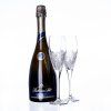 Sekt + broušené sklenice