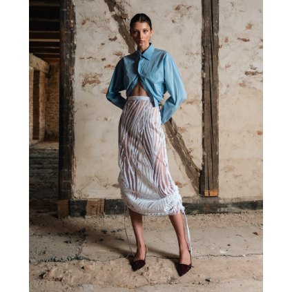 Ruffled skirt from the dead stock