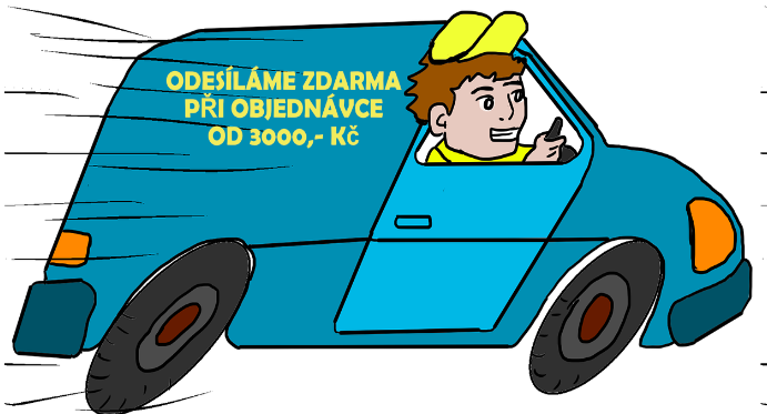 DOPRAVA ZDARMA PŘI NÁKUPU OD 3000,-