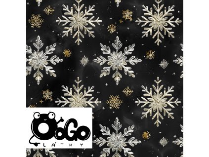 zlatávločka na černé