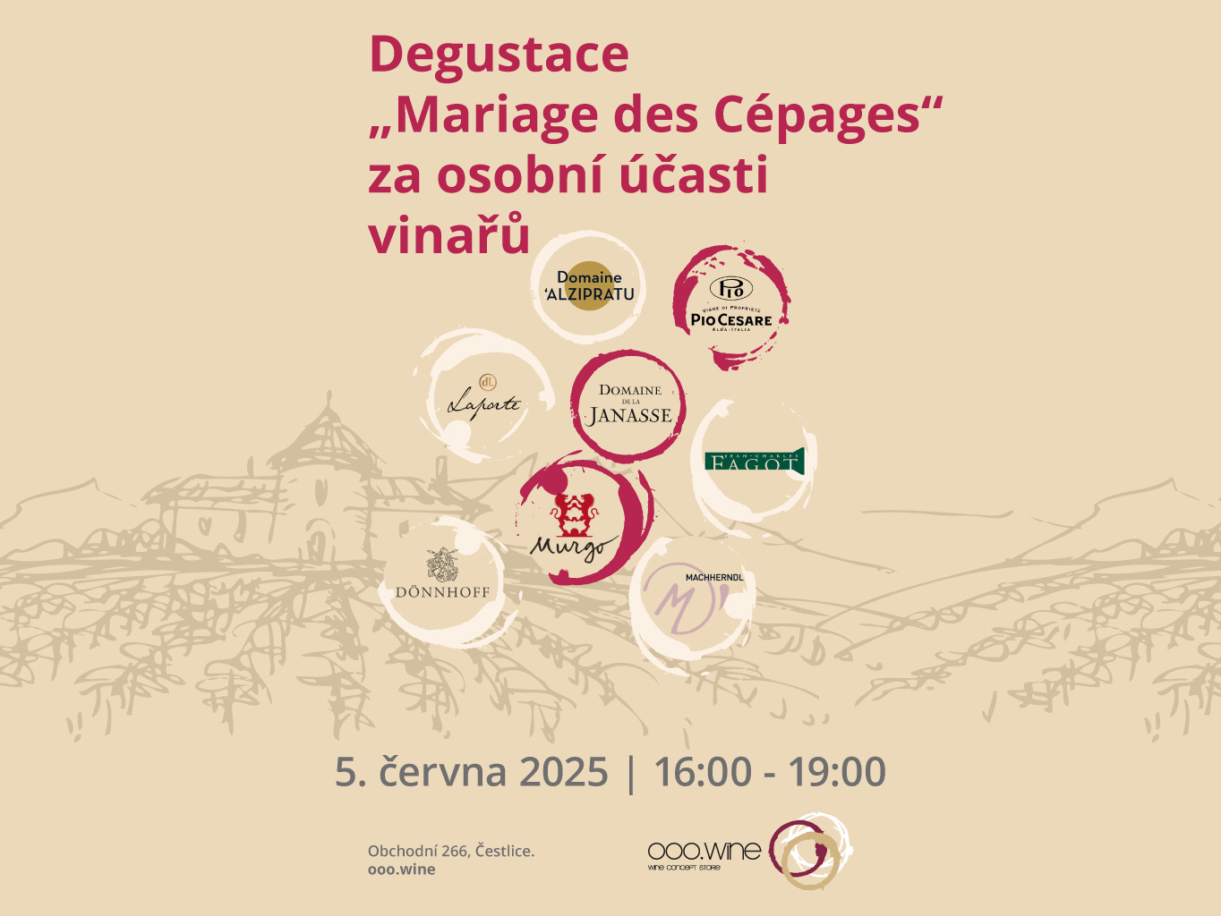 Degustace vín 5.června