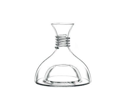 red and white decanter