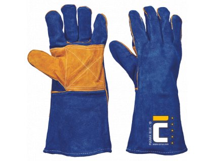 PUGNAX BLUE rukavice celokož.