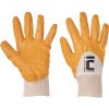 HARRIER žlté rukavice nitril
