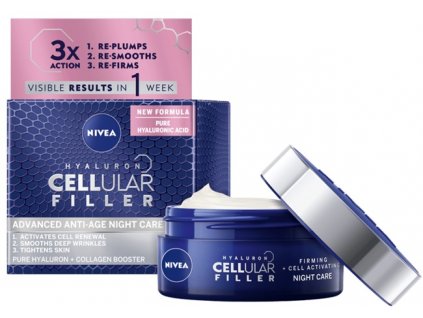 Nivea Hyaluron Cellular Filler omlazení pleťi noční krém 50 ml