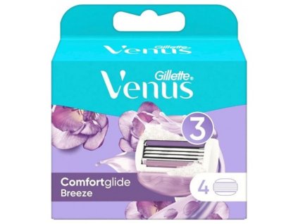 Gillette Venus Comfortglide Breeze náhradní břity 4 ks