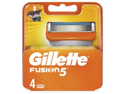 Gillette Fusion náhradní břity 4 ks