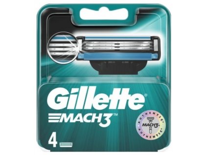 Gillette Mach3 náhradní břity 4ks