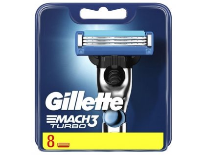 Gillette Mach3 Turbo náhradní břity 8 ks