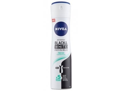 nivea deospray black white invisible fresh 150