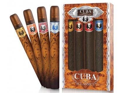 Cuba sada Originál mix EDT 4 x 35 ml Gold, Blue, Red, Orange