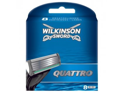 Wilkinson Sword Quattro náhradní břity 8 ks