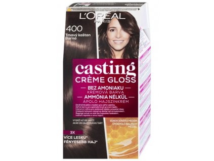 Loreal Paris Casting barva na vlasy 400 tmavý kaštan