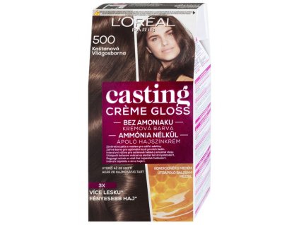 Loreal Paris Casting barva na vlasy 500 kaštanová