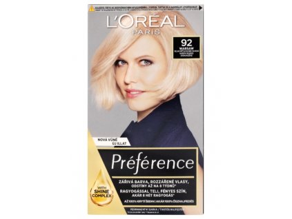 Loreal Paris Préférence Féria barva na vlasy 92 velmi světlá blond duhová