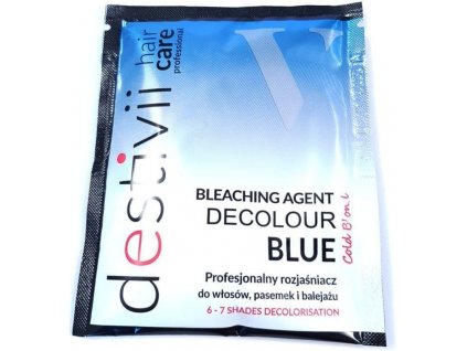 Destivii Decolour Blue color Blond melír na vlasy 40 g sáček