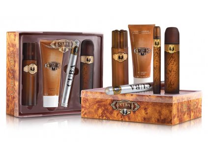 Cuba sada Gold Men EDT 100ml / as.100ml / EDT 35ml / sprchový gel 200ml