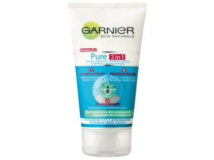 Garnier Skin Naturals Pure 3v1 Clay čistící gel 150 ml