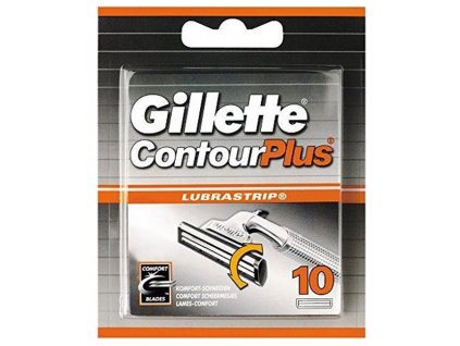 Gillette Contour Plus náhrady 10 ks