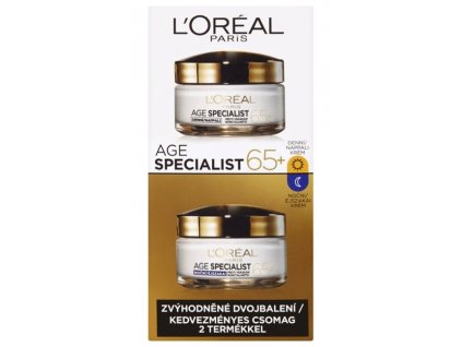 Loreal Paris Age Specialist 65+ sada denního a nočního krému 2 x 50 ml dárková sada