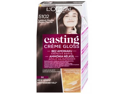 loreal casting creme gloss barva na vlasy ledova mocha 5102