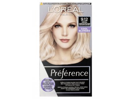 Loreal Paris Cool Préférence Féria barva na vlasy 9.12 Siberia Studená velmi světlá blond