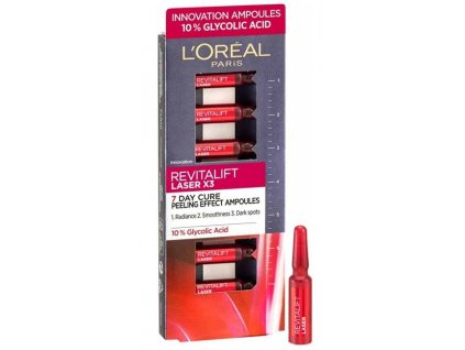 Loreal Revitalift Laser X3 pleťové sérum v ampulích 7 x 1,3 ml