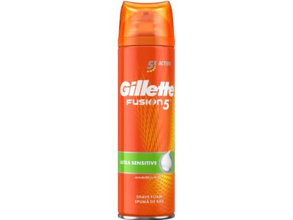 Gillette Fusion5 pěna Ultra Sensitive 250 ml