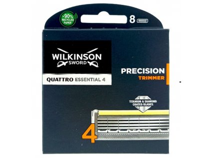 Wilkinson Sword Quattro Titanium Precision náhradní břity 8 ks