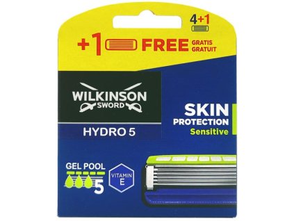 Wilkinson Sword Hydro 5 Skin Protection Sensitive náhradní břity 4+1 ks